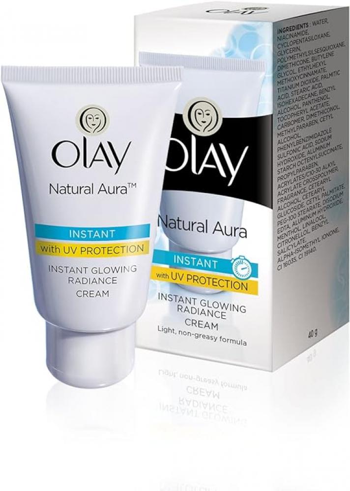 Olay, Cream, Natural white light instant, Glowing fairness , 1.3 fl.oz (40 g) glow tumeric soap dark spots skin glow brighter skin scars all skin types