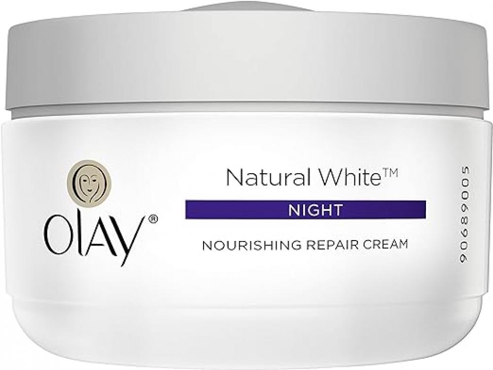 Olay, Cream, Natural Aura, Night, All-In-One, Radiance, Mulberry extract, 1.7 fl.oz (50 g) olay natural white day cream night cream 50 g