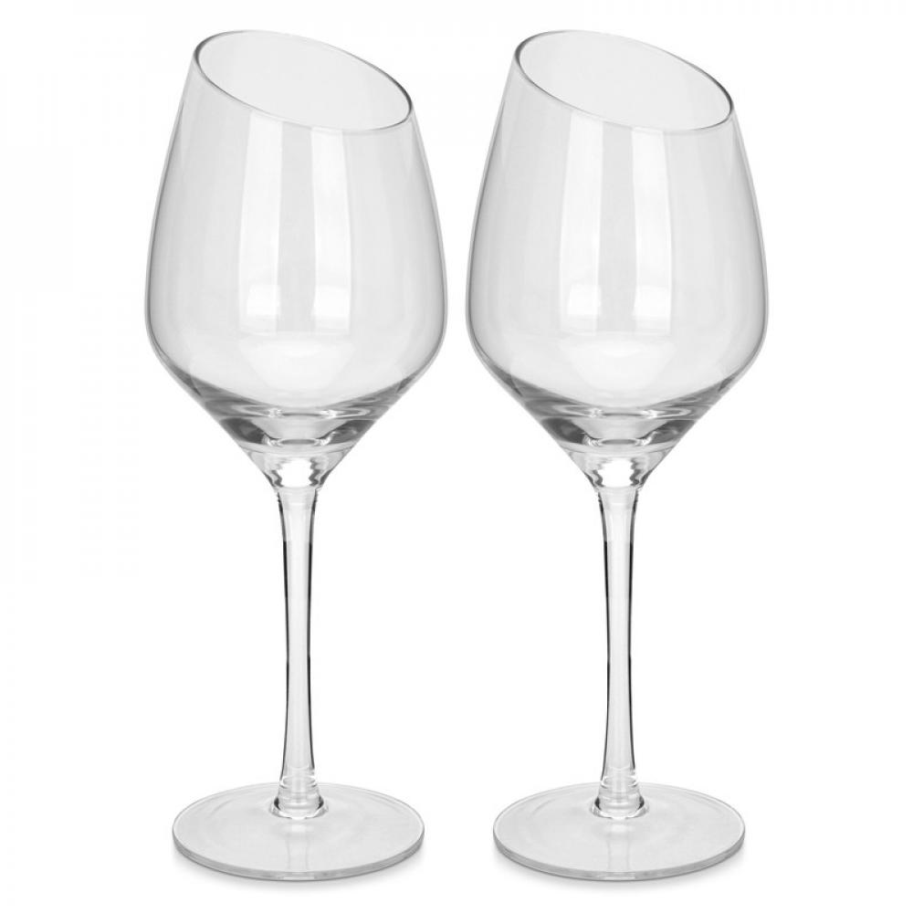 Fissman White Wine Glasses Glass 520 ml 2 pcs unique shape artistic hand blown glass chandeliers