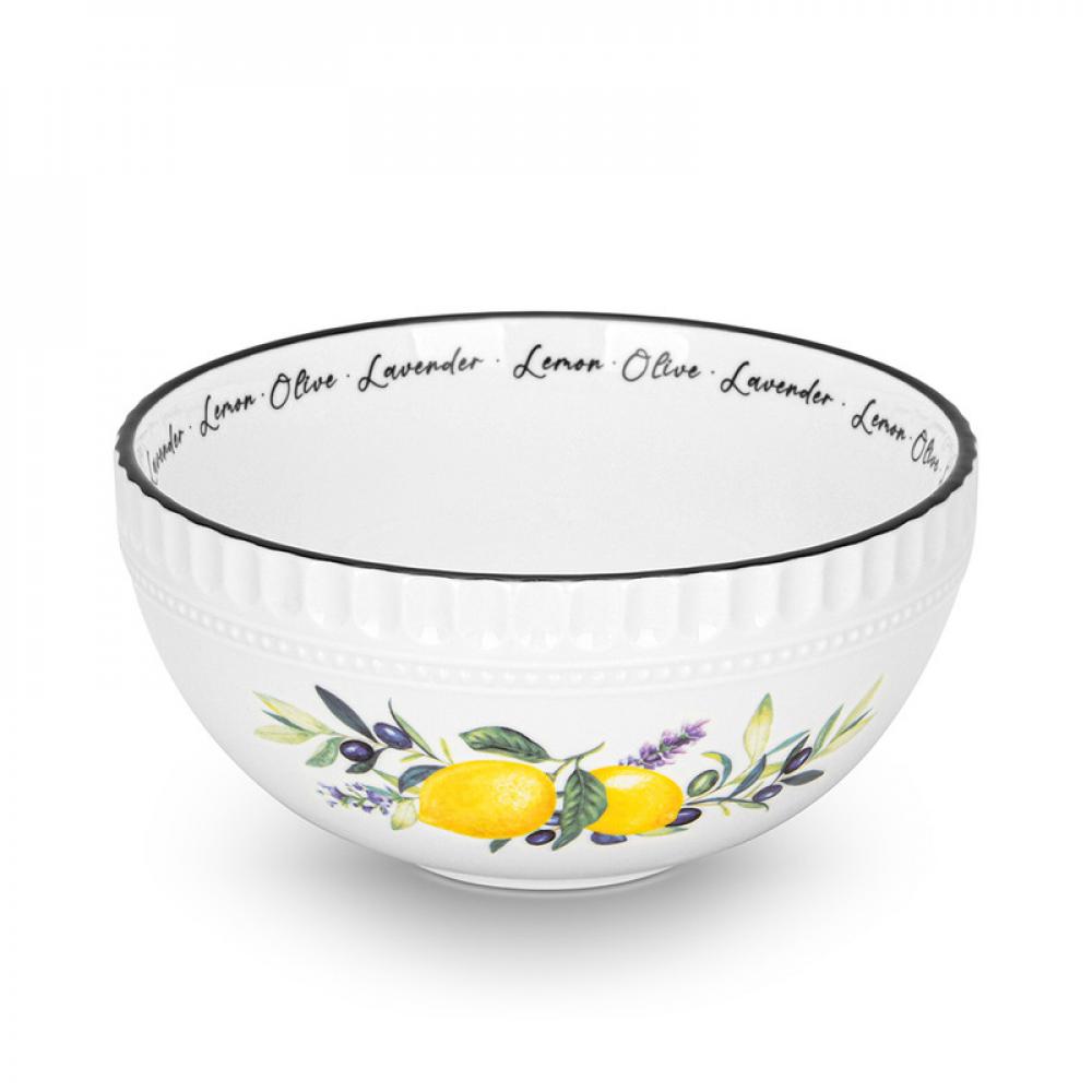 цена Fissman Bowl Lemon Provence Series 16 cm Porcelain