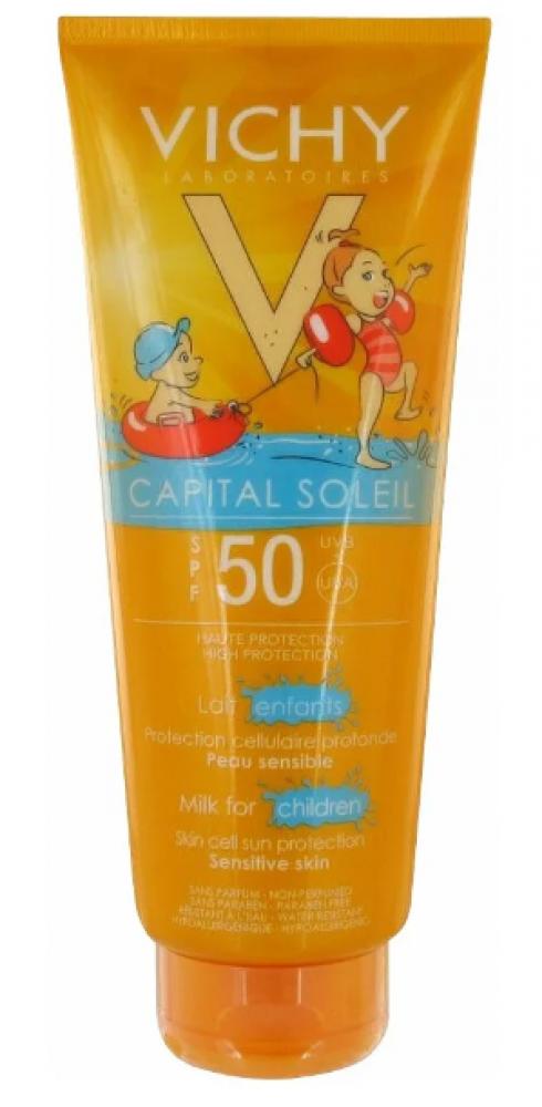 цена Vichy, Capital sun milk, For children, SPF 50, 10.1 fl.oz (300 ml)