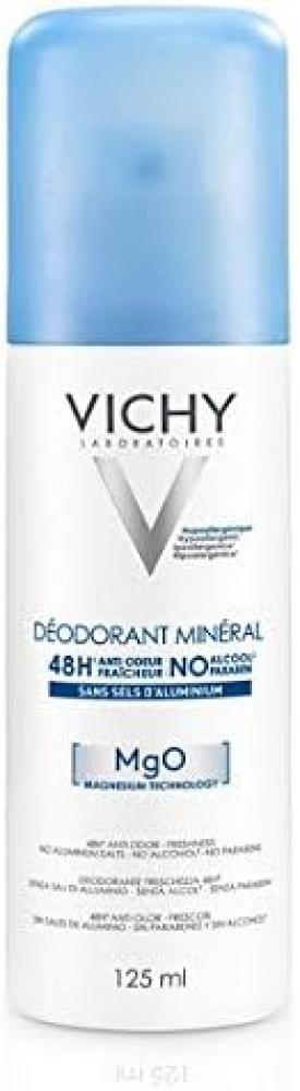 Vichy, Mineral deodorant, 48 hour, Spray, 4.2 fl. oz (125 ml) vichy mineral deodorant 48 hour spray 4 2 fl oz 125 ml