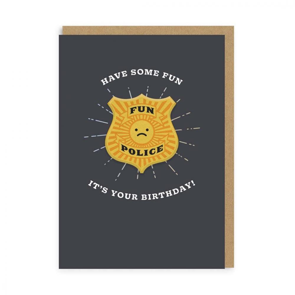 Fun Police Card card to pocket by the other brothers magic instruction no props magic tricks card tricks