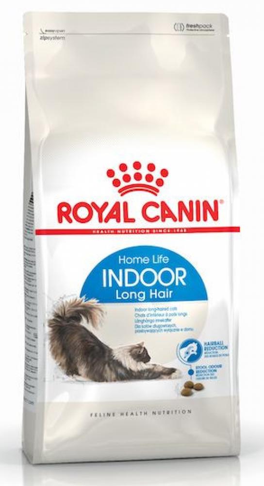 Royal Canin Feline Health Nutrition Indoor Long Hair Dry Cat Food - 2 Kg цена и фото