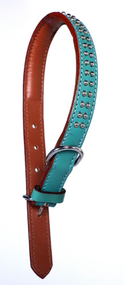 Lucchese Leather Dog Collar - XS 50%hotmen coat patchwork contrast colors casual stand collar autumn jacket for daily wear