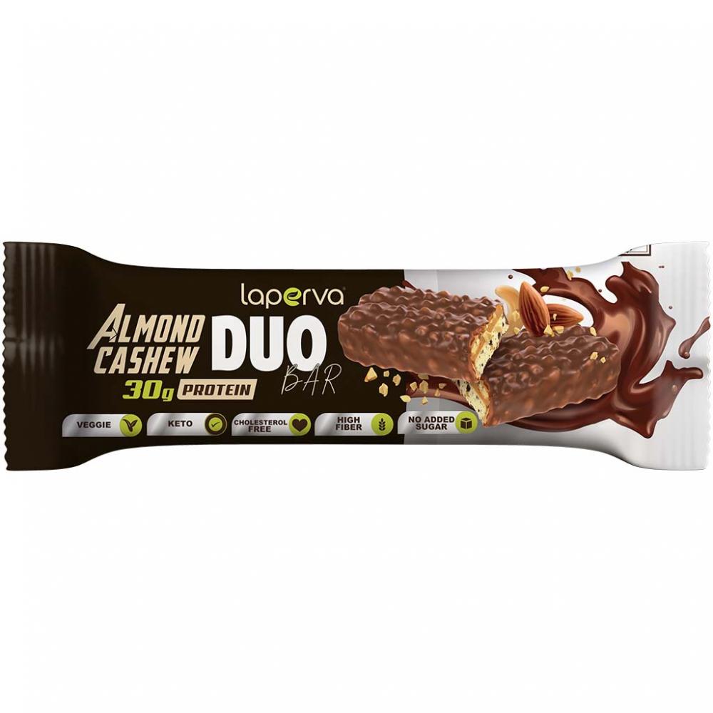 Laperva Almond Cashew Duo Bar, 1 Bar applied nutrition protein crunch bar milk chocolate peanut 1 bar