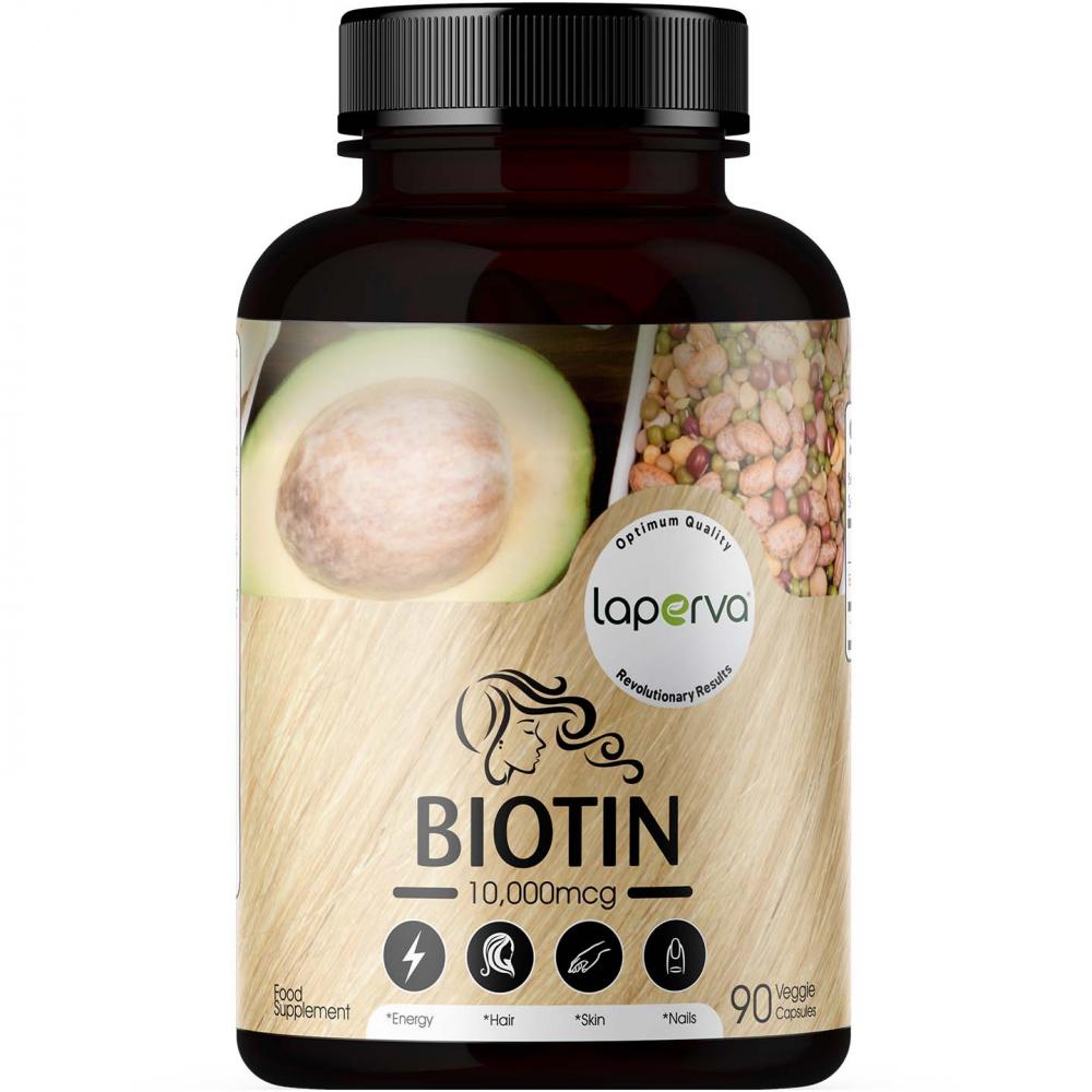 комплекс витаминов vitobox nails skin and hair 60 шт Laperva Biotin, 10000 mcg, 90 Tablets