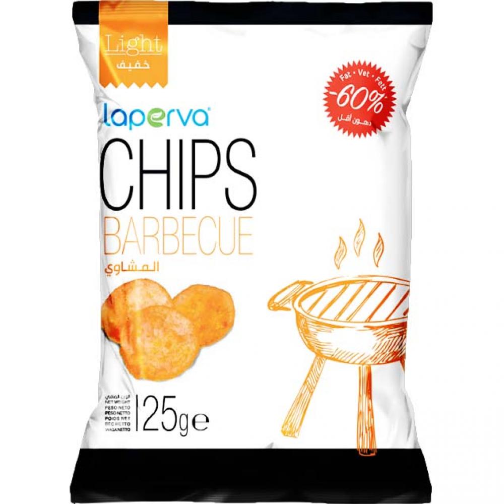 Laperva Light Chips, Barbecue, 25 g san nicasio gluten free spanish potato chips with himalayan salt 40 g