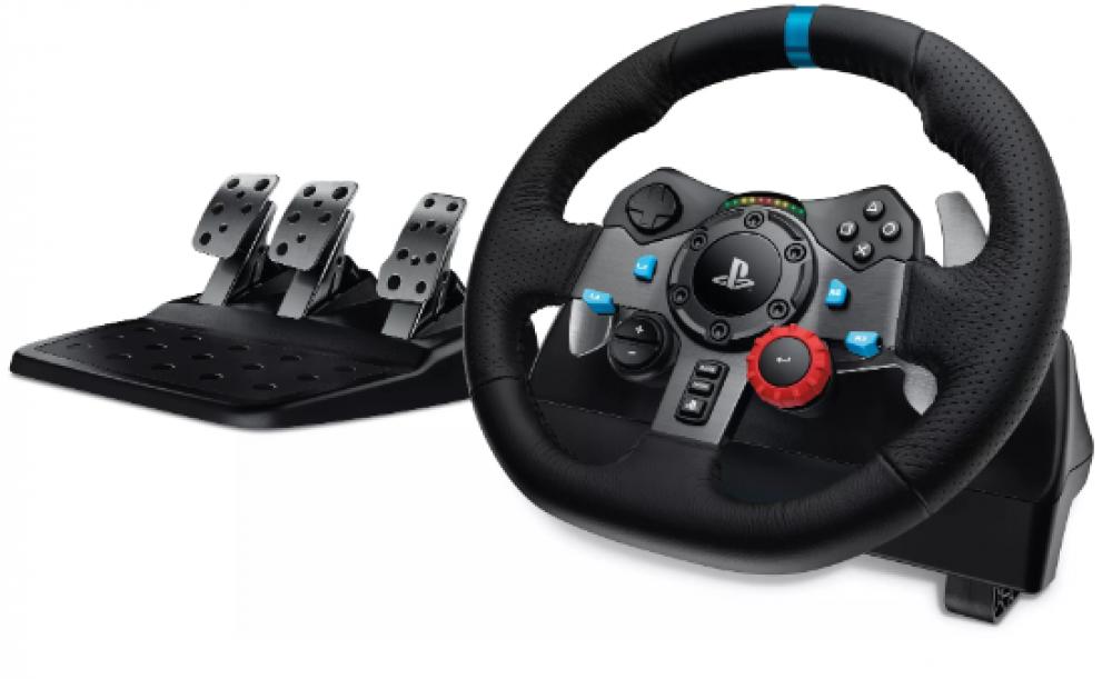 LOGITECH G29 Racing Wheel - PS3 PS4 and PC hand sew black genuine leather car steering wheel cover for lexus rx330 rx400h rx400 2004 2007 toyota corolla verso camry