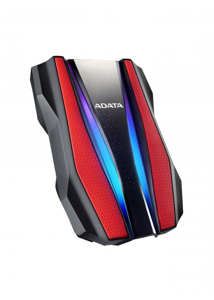 ADATA HD770G External Hard Drive RED USB 3.2 GEN 1 RGB RED 1 TB sandokey rg353vs 3 5 inch gaming consoles hand held video games preinstalled with customized system multiplayer 5gwf bt4 2 rk3566 64gb