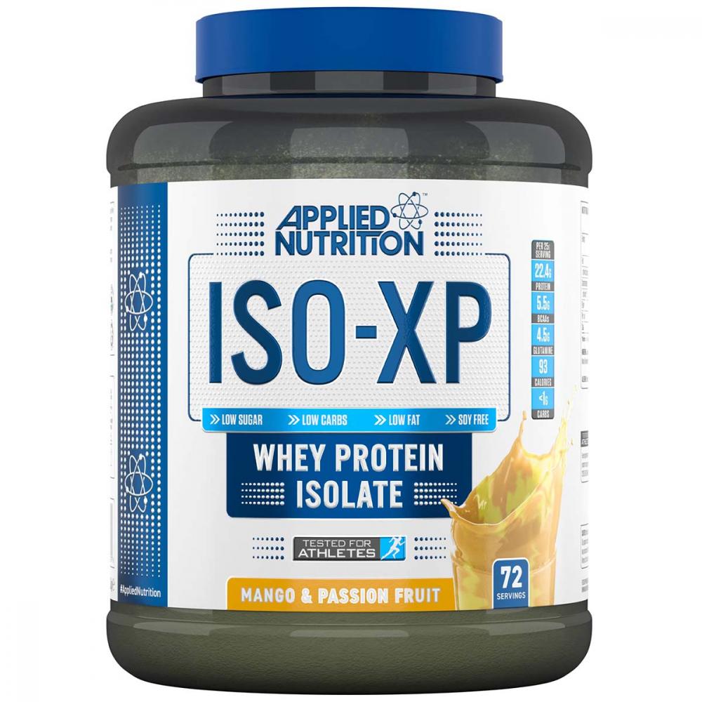 Applied Nutrition ISO-XP 100% Whey Protein Isolate, Mango Passion Fruit, 1.8 Kg applied nutrition whey protein isolate iso xp 100% chocolate dessert 63 4 oz 1 8 kg