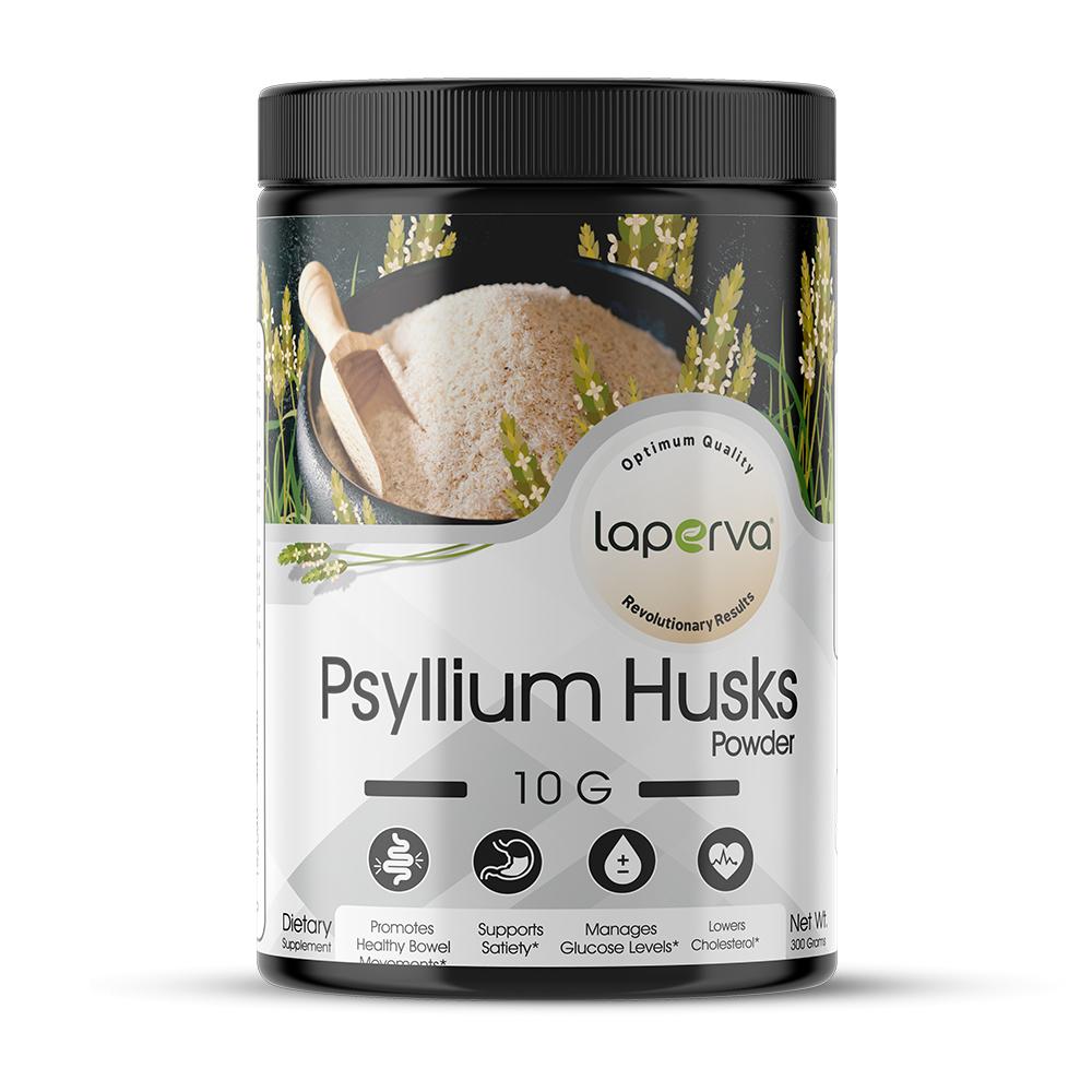 Laperva Psyllium Husks, 10 g, 300 Gm laperva blood sugar balance 60 veggie capsules