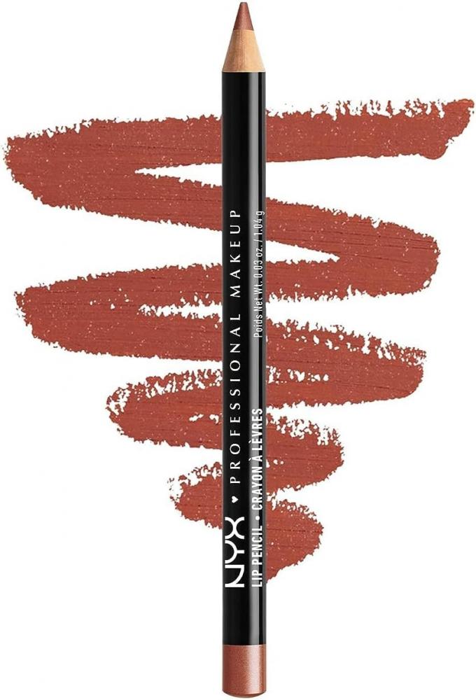 NYX \/ Lip pencil, Slim, 28 Ever, 0.03 oz (1.04 g) shush lip shape makeup handbag cosmetics set 5