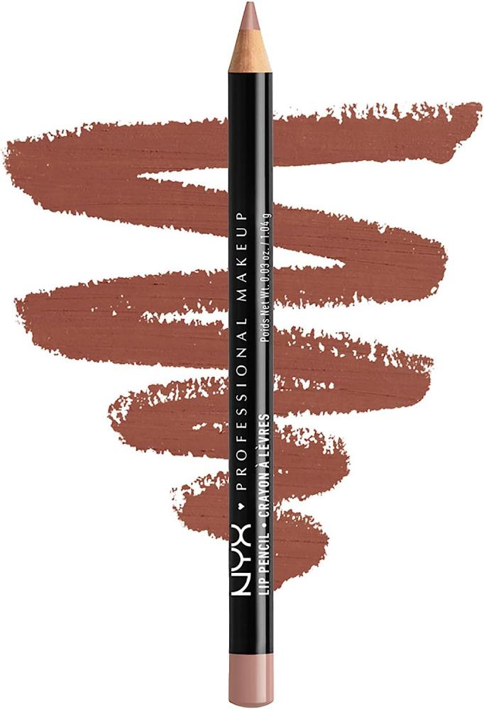 NYX \/ Lip pencil, Slim, 22 Coffee, 0.03 oz (1.04 g) карандаш для губ nyx professional makeup slim lip pencil 1 г