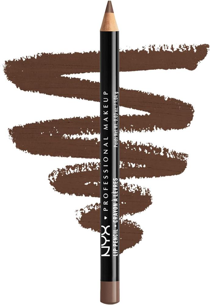 NYX \/ Lip pencil, Slim, 20 Espresso, 0.03 oz (1.04 g) кисть manly pro stretching a pencil and applying and shading creamy textures 1 шт