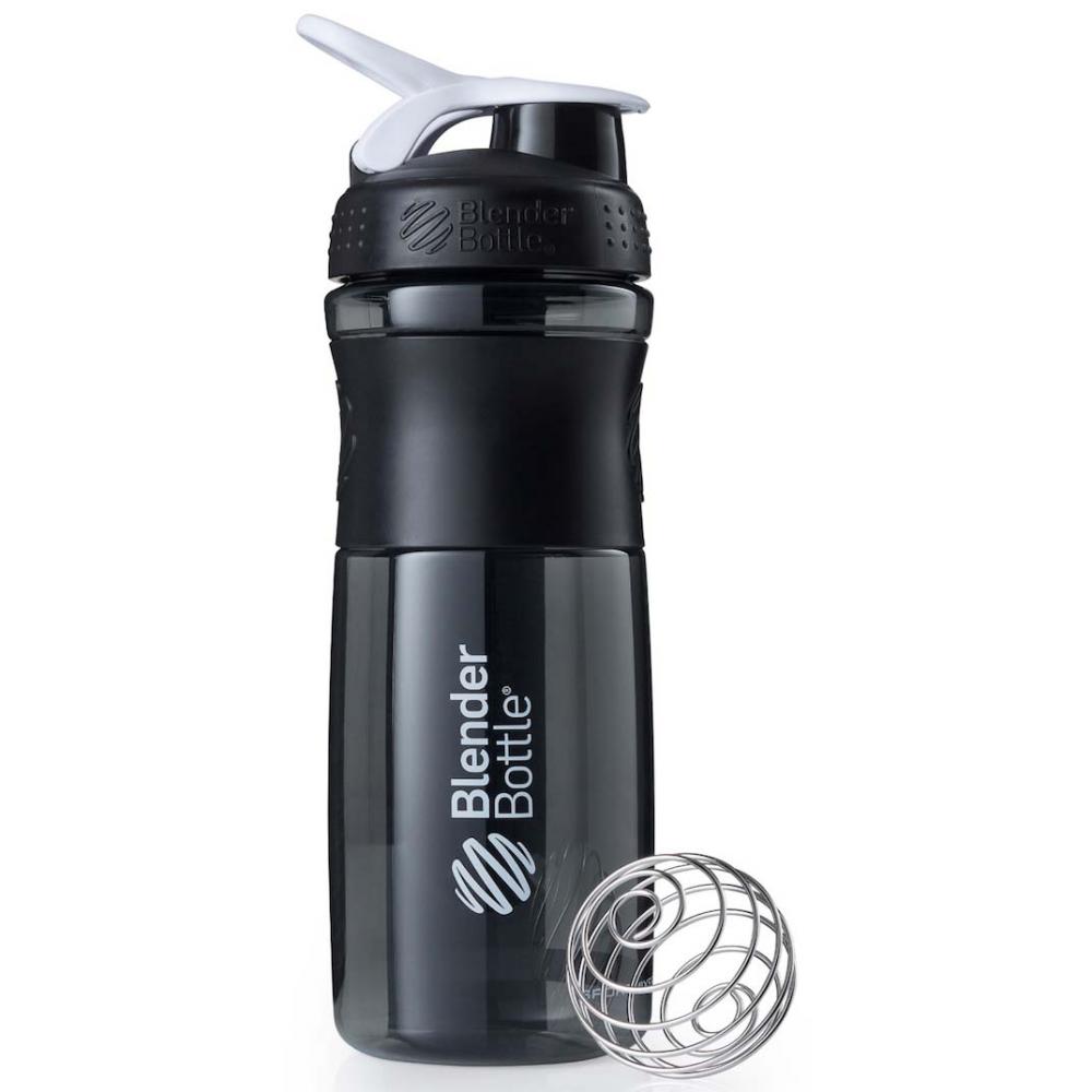 Laperva Blender Bottle Sportmixer Shaker, Black kawaii jumbo pastel water bottle with straw handle plastic shaker sport gym fitness flat juice portable drink bottle bpa free