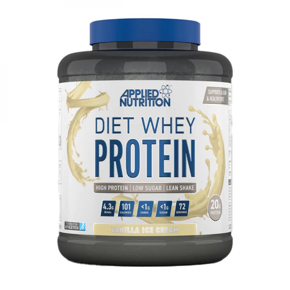 Applied Nutrition Diet Whey Iso Whey Blend, Vanilla Ice Cream, 1.8 Kg applied nutrition iso xp 100% whey protein isolate delicious strawberry 1 8 kg