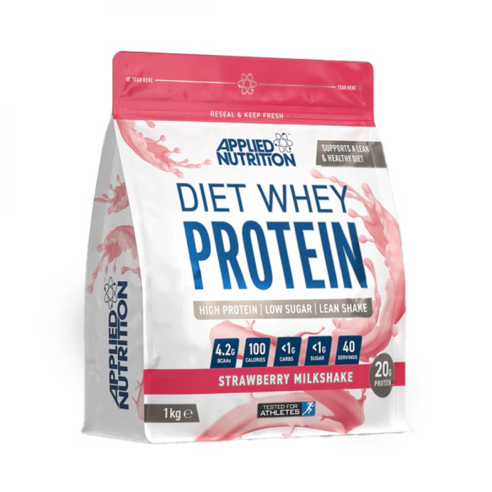 Applied Nutrition Diet Whey Iso Whey Blend, Strawberry Milkshake, 1 kg applied nutrition diet whey iso whey blend chocolate dessert 1 8 kg
