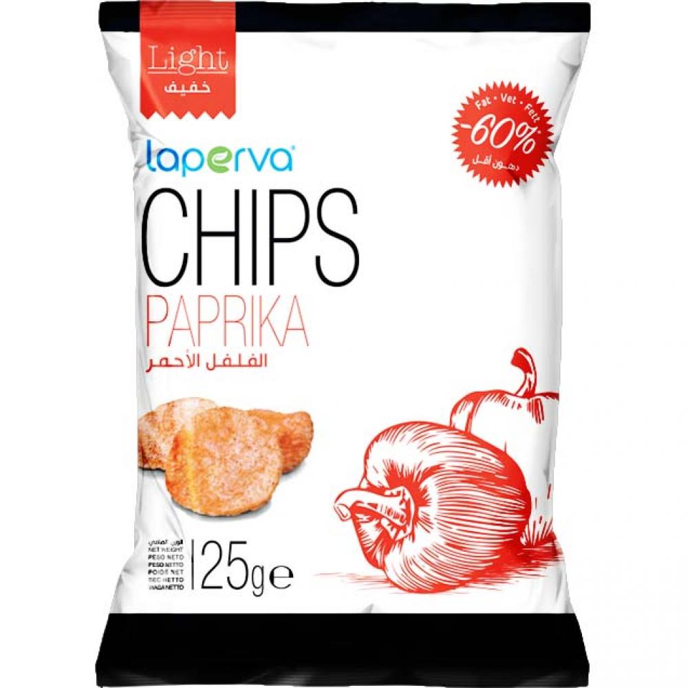 Laperva Light Chips, Paprika, 25 g laperva light chips paprika 25 g