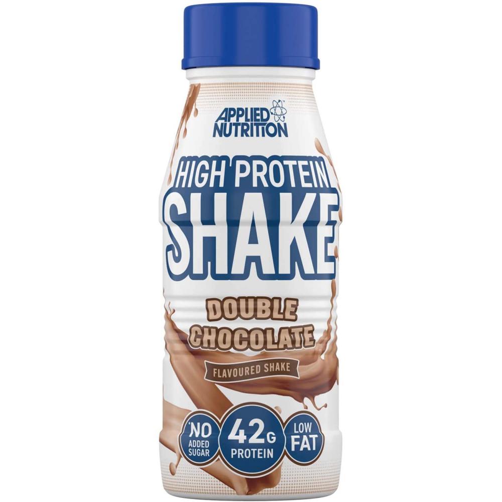 Applied Nutrition High Protein Shake, Double Chocolate, 500 ml applied nutrition high protein shake vanilla ice cream 330 ml