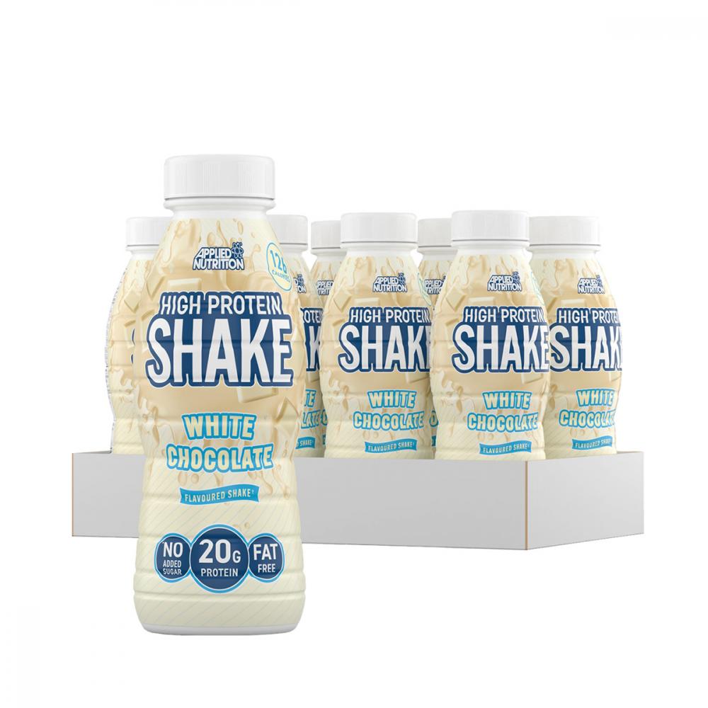 Applied Nutrition High Protein Shake, White Chocolate, 330 ml applied nutrition high protein shake fudge brownie 330 ml