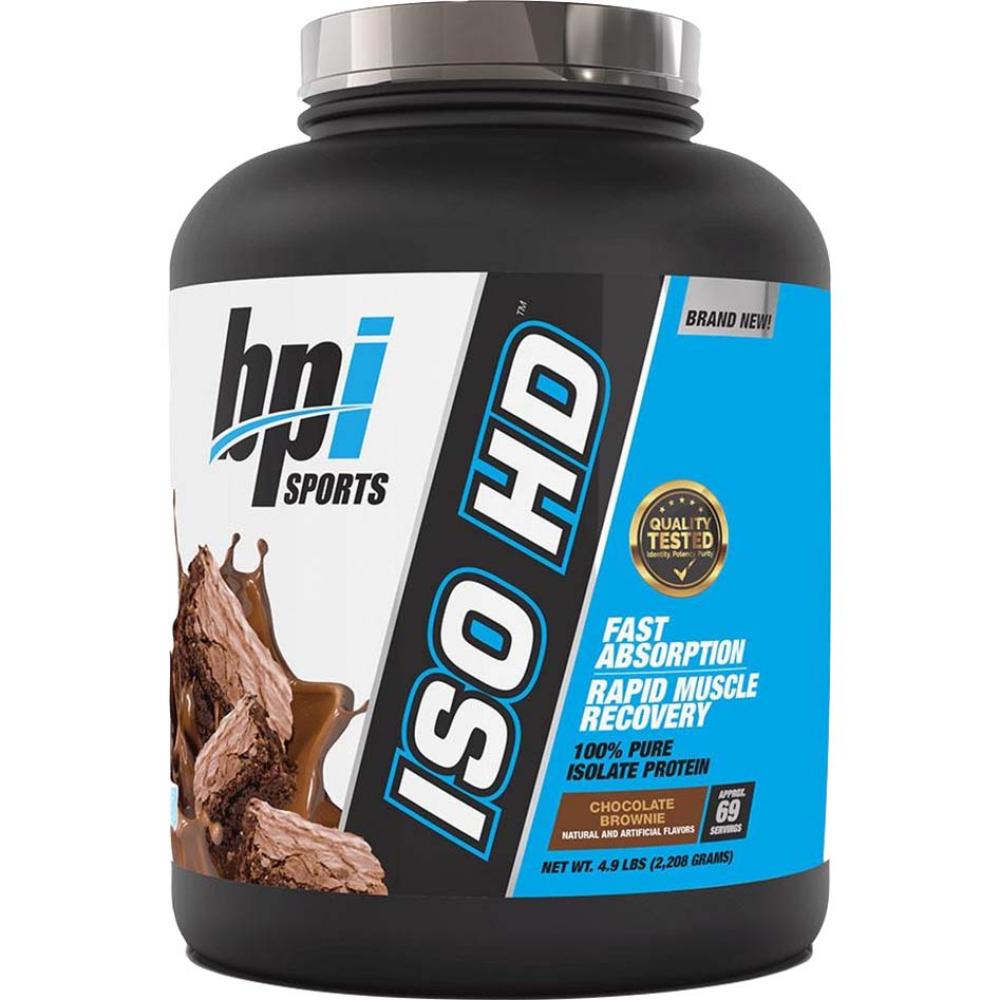 bpi Sports ISO HD, Chocolate Brownie, 4.9 Lb bpi sports iso hd cookies and cream 4 9 lb