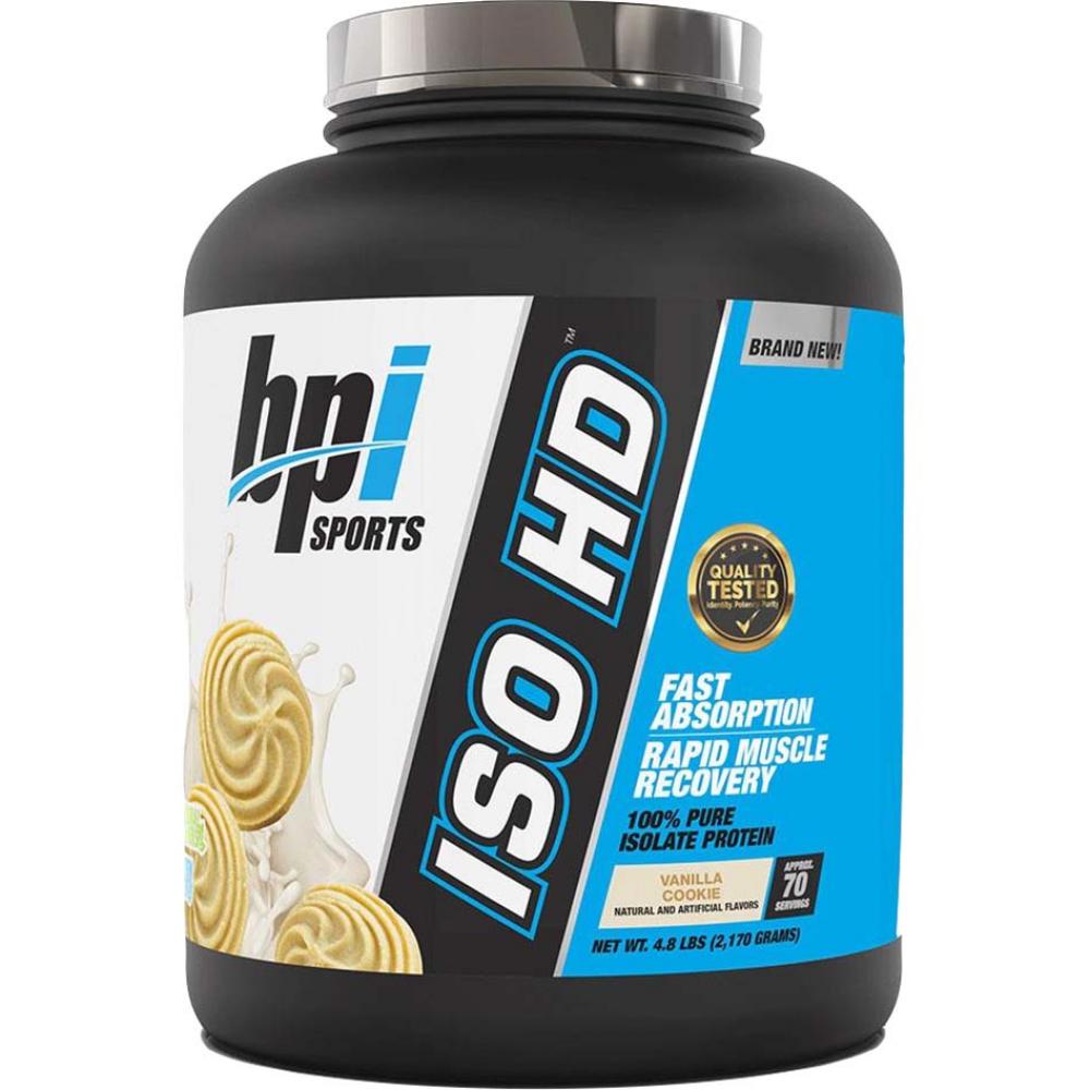 bpi Sports ISO HD, Vanilla Cookie, 4.9 Lb bpi sports iso hd cookies and cream 4 9 lb