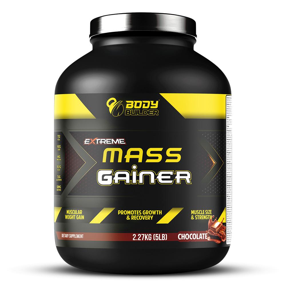 Body Builder Extreme Mass Gainer, Chocolate, 5 LB