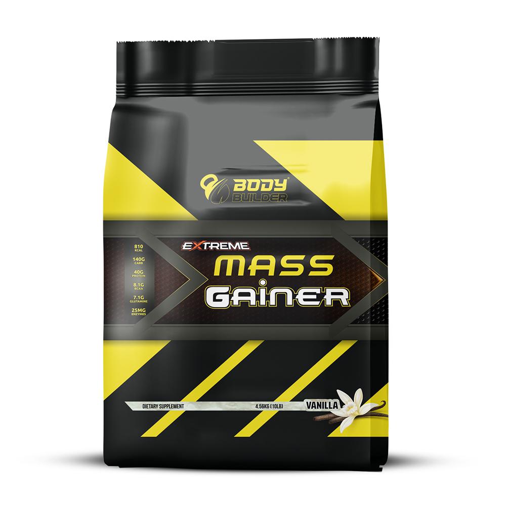 Body Builder Extreme Mass Gainer, Vanilla, 10 Lb allmax sport all mass advanced muscle gainer vanilla 5 lbs 2 27 kg 80 oz