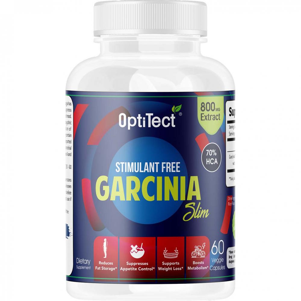 Optitect Garcinia Cambogia, 60 Veggie Capsules nutrachamps resveratrol 60 veggie capsules