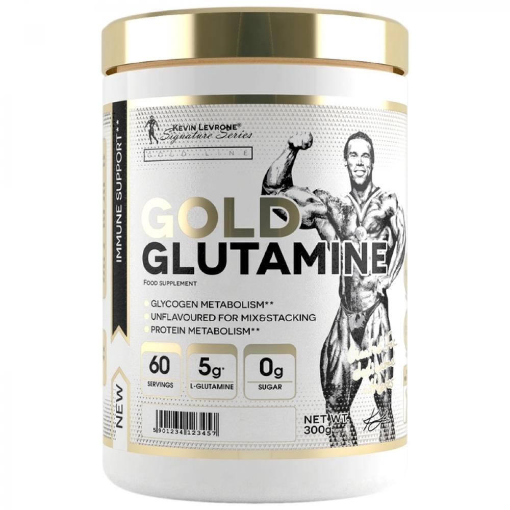 Kevin Levrone Gold Glutamine, Unflavored, 300 g аминокислота pure protein l glutamine яблоко 200 гр