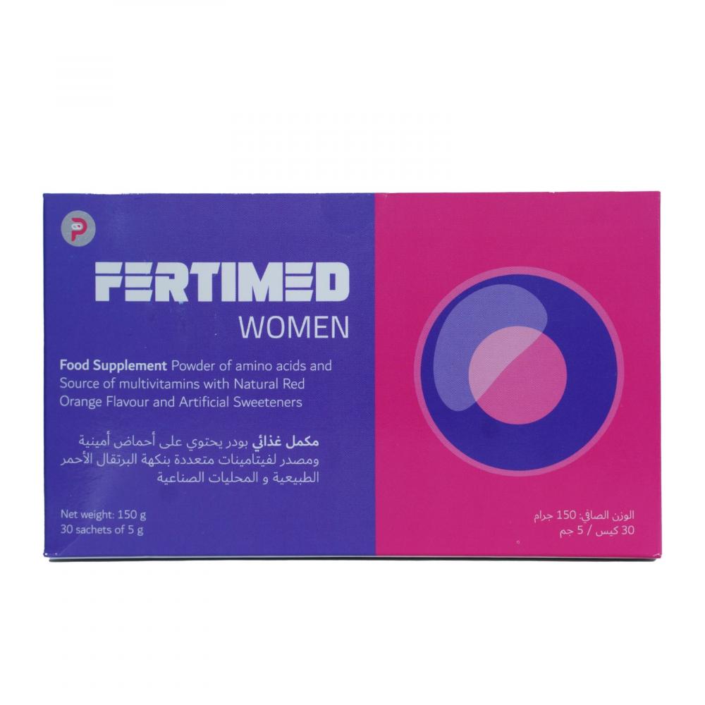 male fertility health supplement pill enhance endurance promote function improve sperm motility herbal medicine maca capsule Pharmed Fertimed Women, Red Orange, 30 Sachets