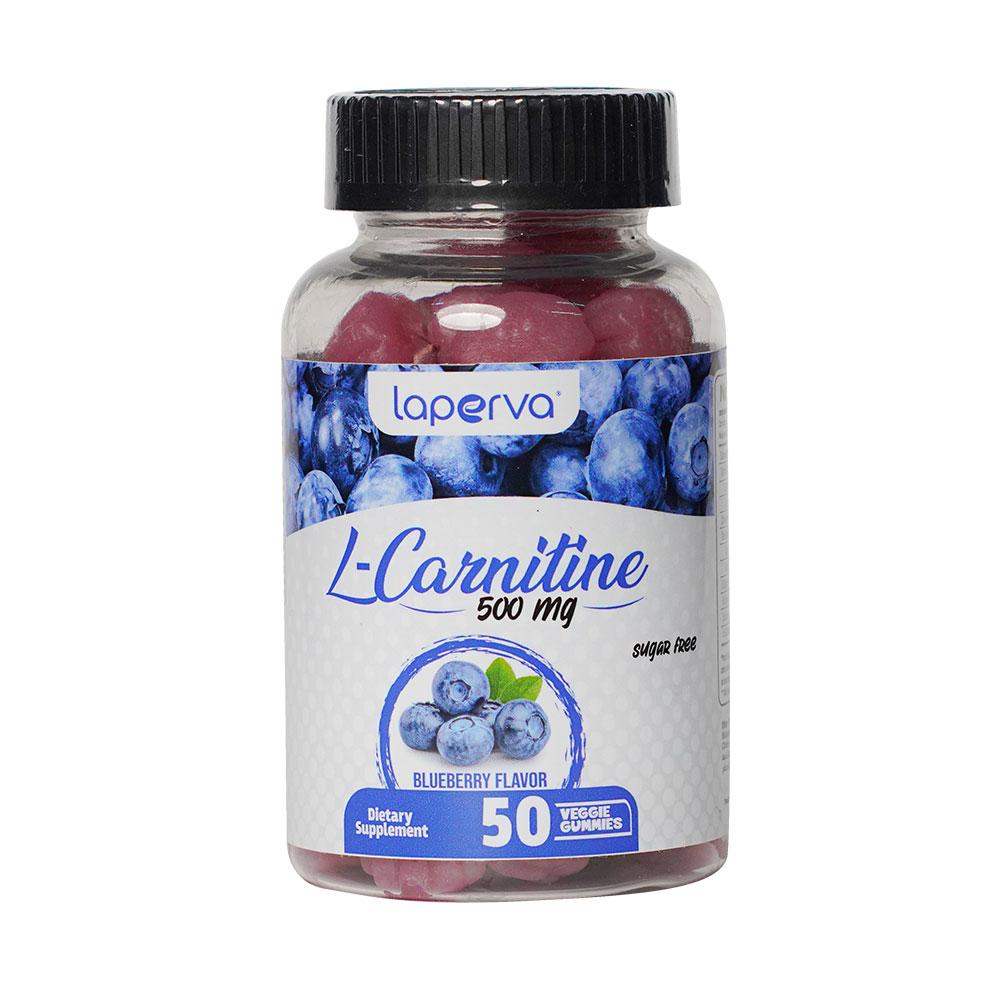 Laperva L-Carnitine, 50 Veggie Gummies, 500 mg large case 6 in 1 ultrasonic vacuum rf body slimming machine fat burning laser liposuction massager for spa beauty skin care