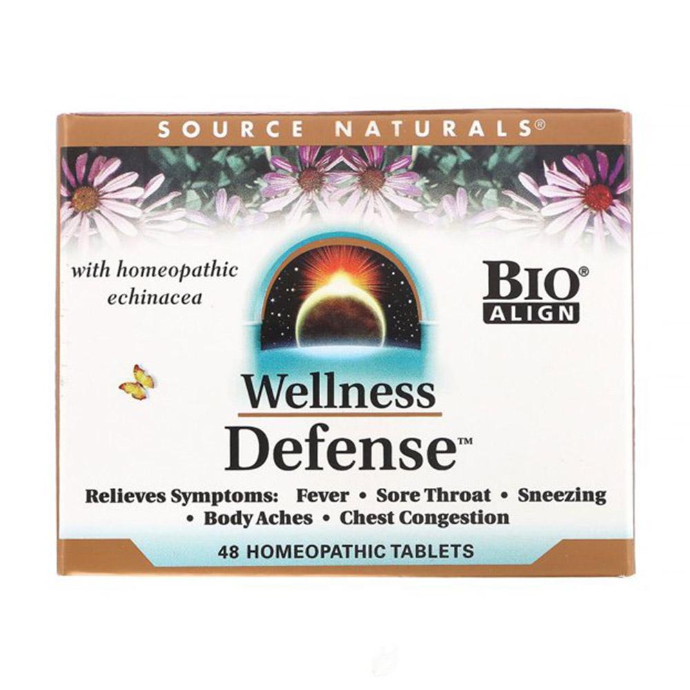 цена Source Naturals Wellness Cold and Flu, 48 Tablets