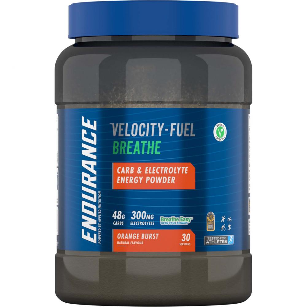 applied nutrition endurance velocity fuel recovery post exercise recovery vanilla 1 5 kg Applied Nutrition Endurance Velocity Fuel Carb Plus Electrolyte Energy Breathe Easy, Orange Burst, 1.5 Lb