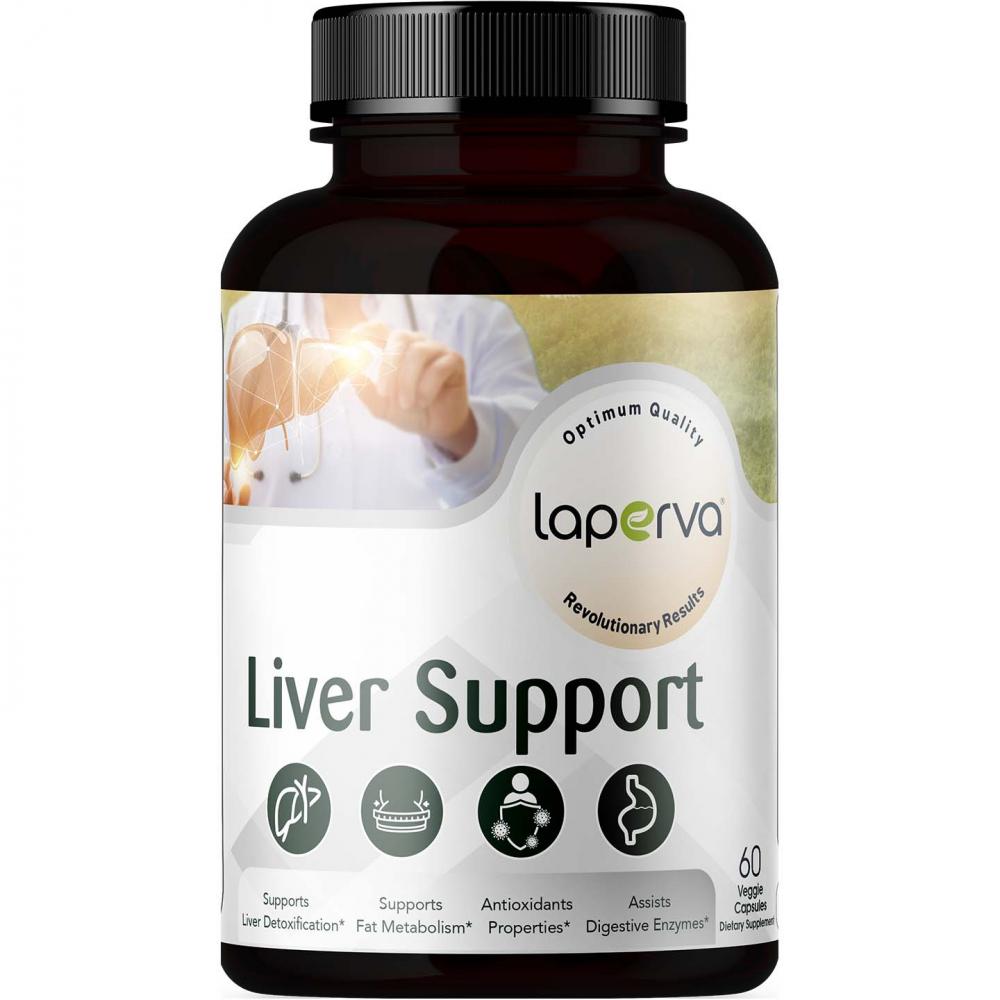 Laperva Liver Support, 60 Veggie Capsules nutrachamps resveratrol 60 veggie capsules