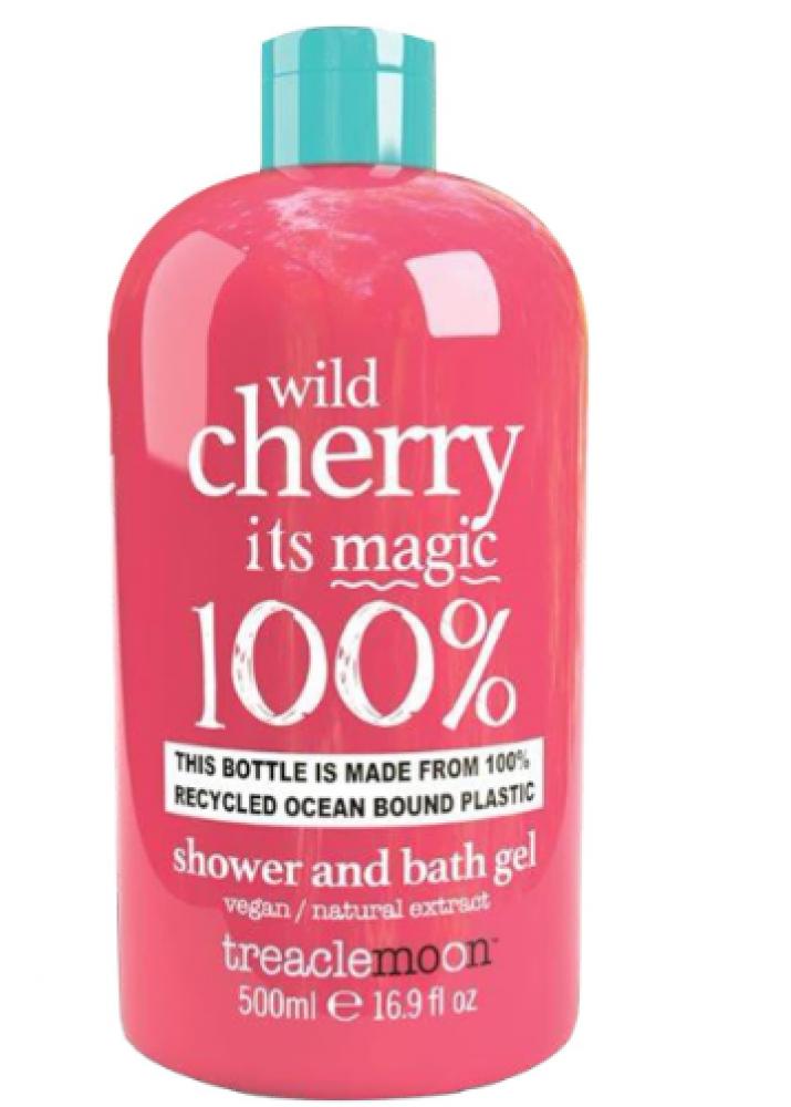 цена Treaclemoon, Bath and shower gel, Cherry magic, 16.9 fl. oz (500 ml)