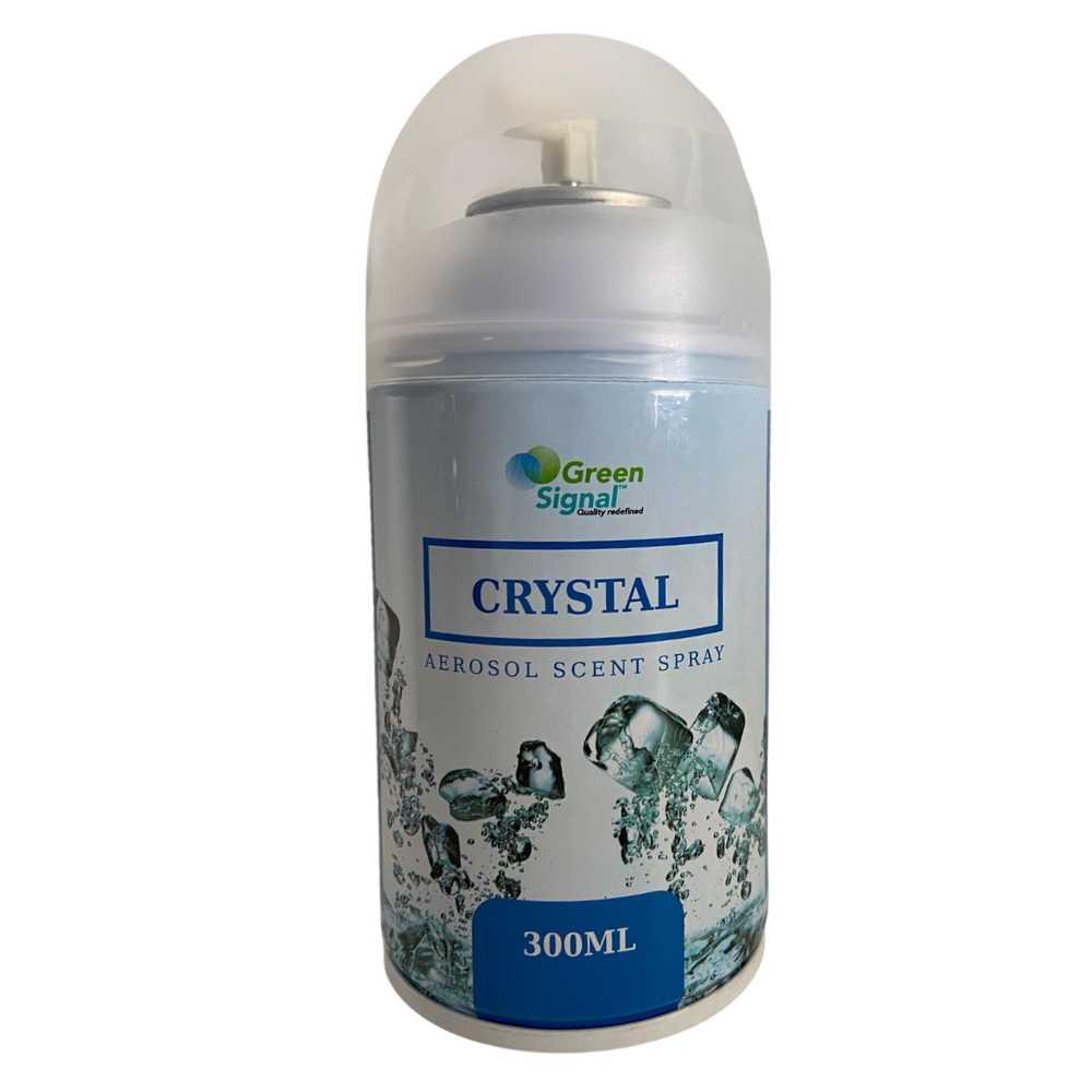 Green Signal - Aerosol Spray - Crystal 300 ml homesmiths mini travel spray empty glass bottle eco friendly multipurpose refillable liquid container fine mist spray with lid 30 ml