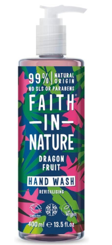 Faith In Nature, Hand wash, Dragon fruit, Revitalising, 13.5 fl. oz (400 ml) faith in nature hand wash aloe vera and tea tree 13 5 fl oz 400 ml