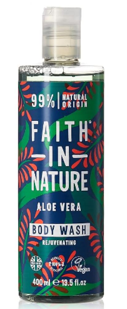 Faith In Nature, Body wash, Aloe vera , Rejuvenating, 13.5 fl. oz (400 ml) цена и фото
