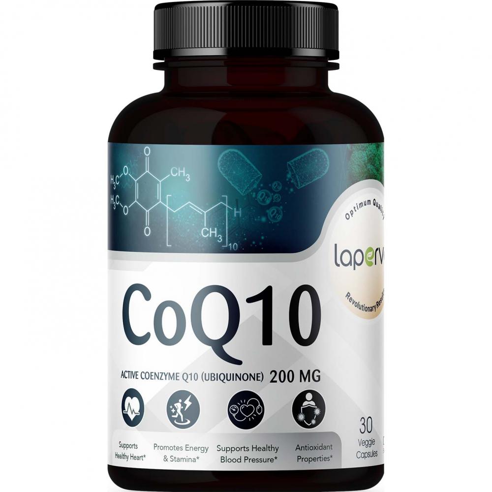Laperva CoQ10, 200 mg, 30 Veggie Capsules laperva nitro l arginine 90 veggie capsules 1500 mg