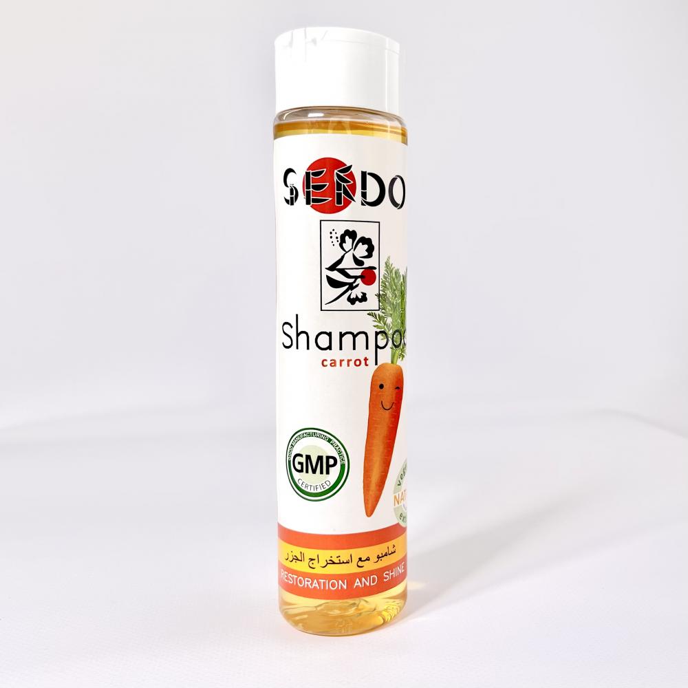 Nourishing Shampoo For Normal To Oily Hair With Carrot Extract Shine \& Anti Dandruff 350 ml