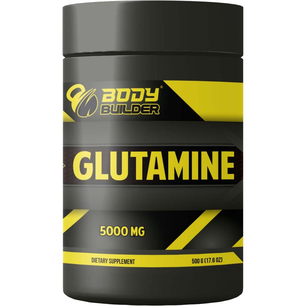 цена Body Builder Glutamine, 100, Unflavored