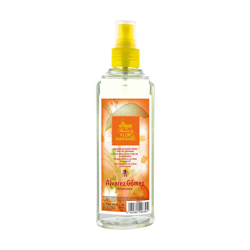 Alvarez Gomez Bath Cologne, Orange Blossom, 300 ML alvarez gomez concentrated eau de cologne spray fraiche 150 ml