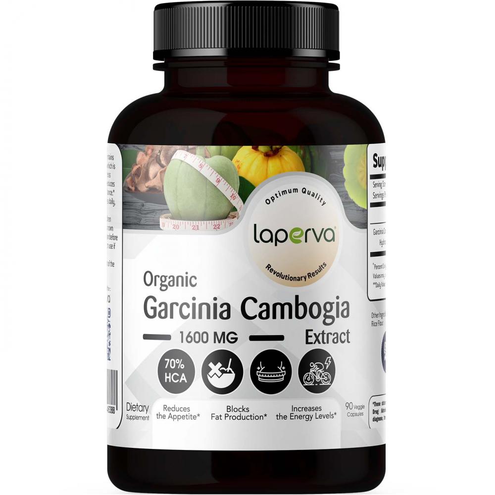 Laperva Garcinia Cambogia, 1600 mg, 90 Veggie Capsules laperva water cut 60 veggie capsules