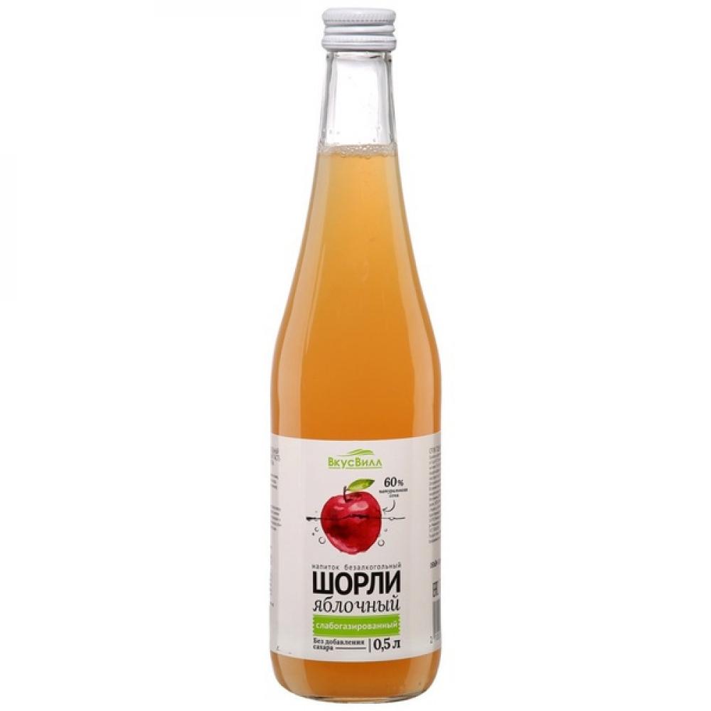 VkusVill Schorle Apple Drink 500ml vkusvill quince sparkling non alcoholic drink 330 ml