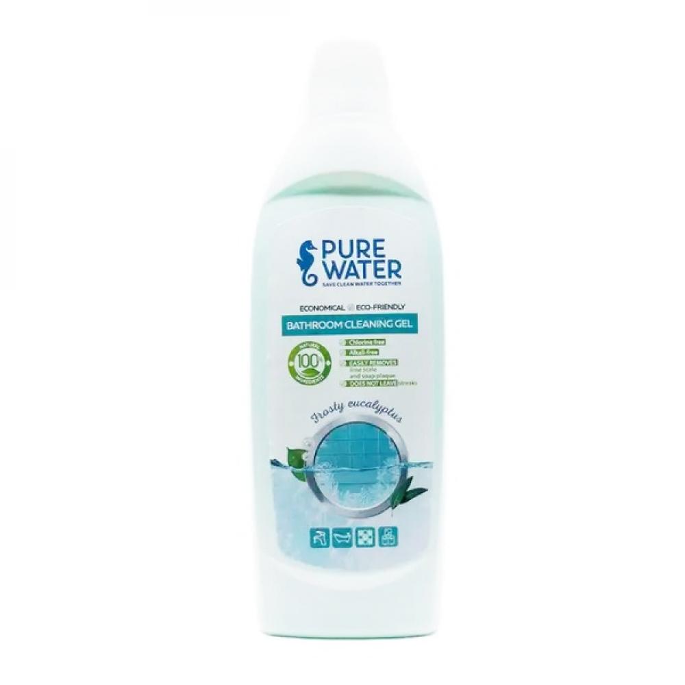 pure water floor gel snow white garden 480 ml Pure Water Bathroom Cleaning Gel Frosty Eucalyptus 500 ml