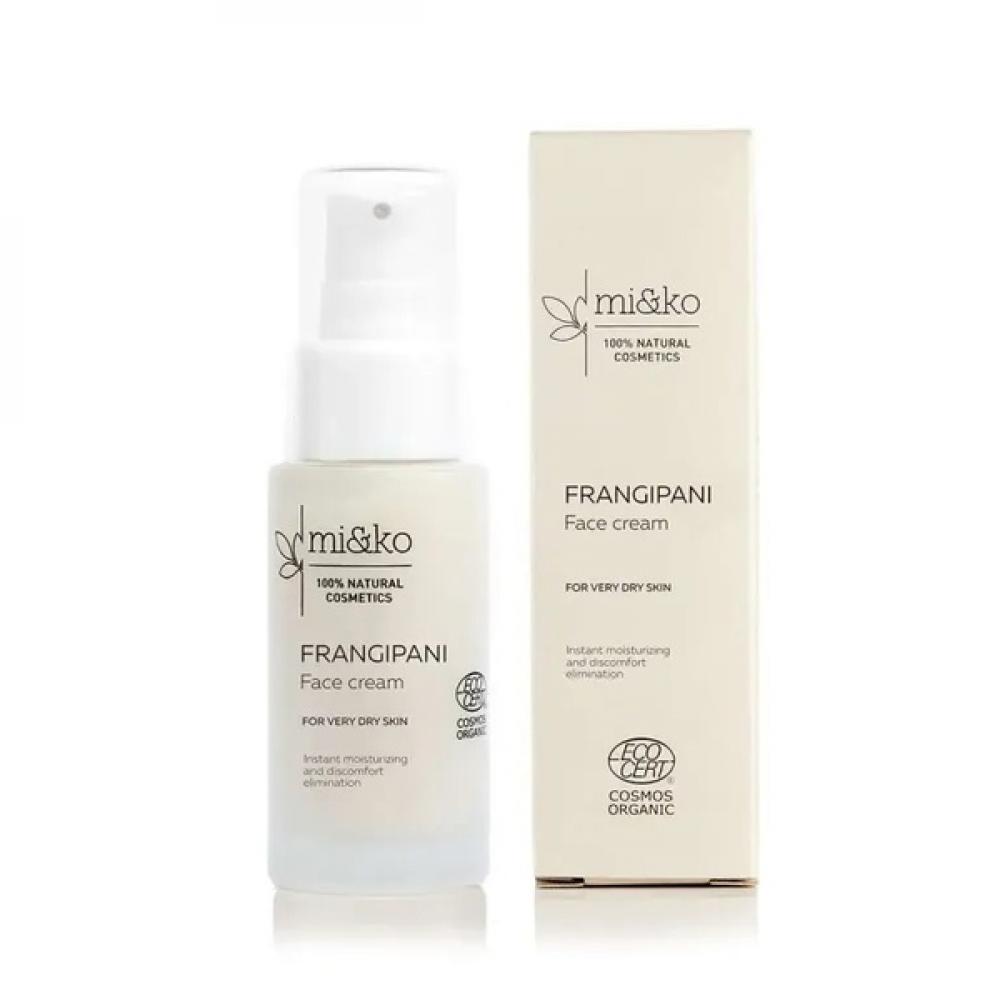 Mi\&Ko Frangipani Face Cream, 30 ml, For Very Dry Skin, Organic