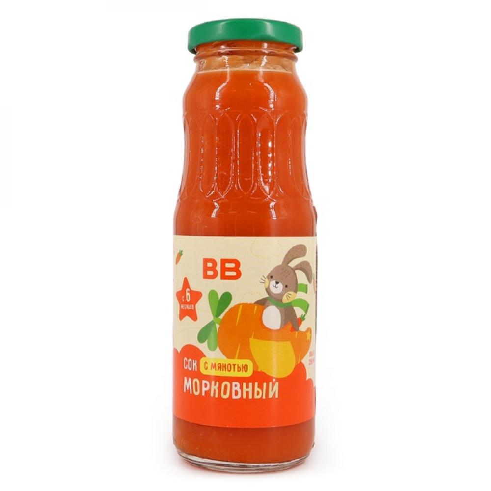 VkusVill Kids carrot juice with pulp, 250 g azovskaya jelly marmalade french garden with natural juice 300 g