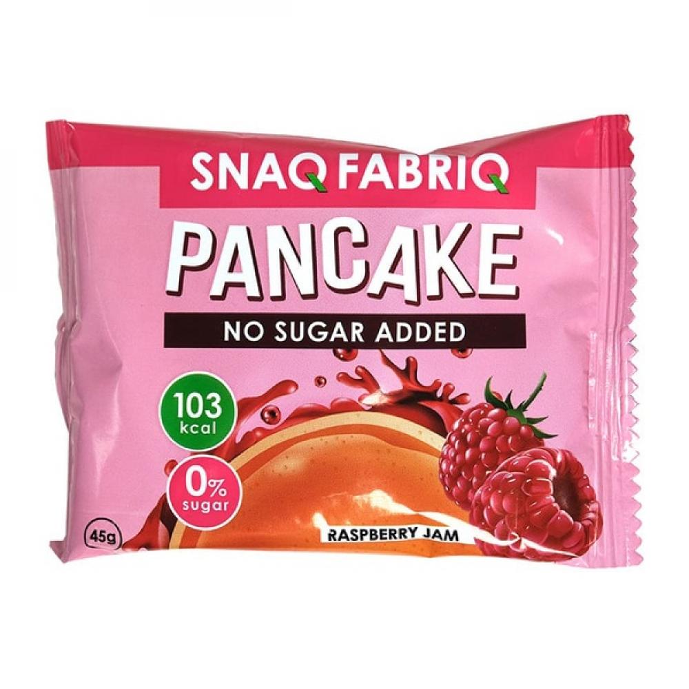 Snaq Fabriq Pancake With Raspberry Jam 45 g sinless bakery vegan keto raspberry jam 200 g